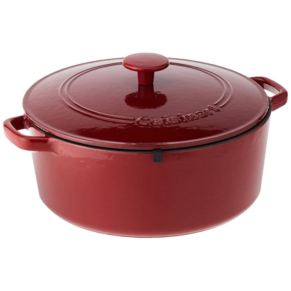 Caçarola Cuisinart Chef`s Classic em ferro fundido esmaltado 7L vermelho