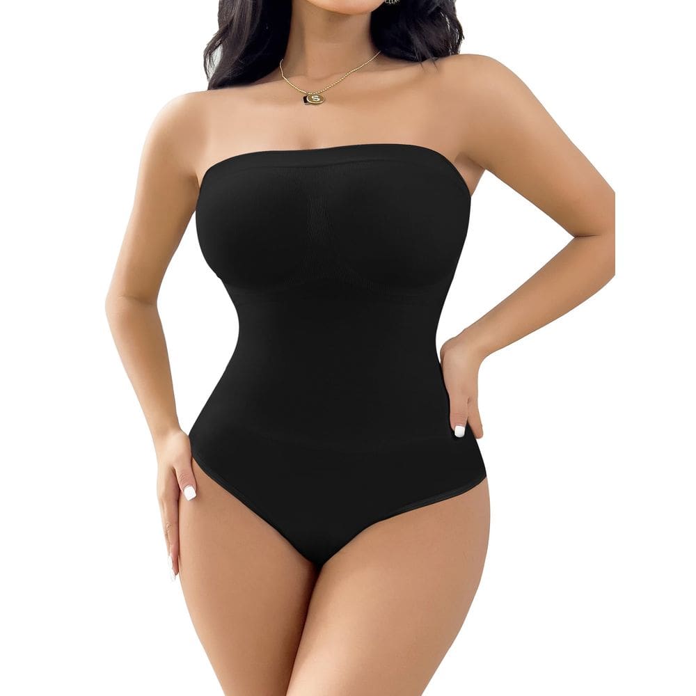 Macacão Shapewear SheBuddy feminino Tummy Control sem alças