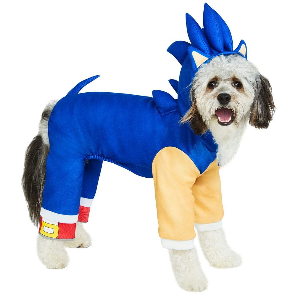 Fantasia para animais de estimação Rubie`s Sonic The Hedgehog para animais de estimação de médio porte
