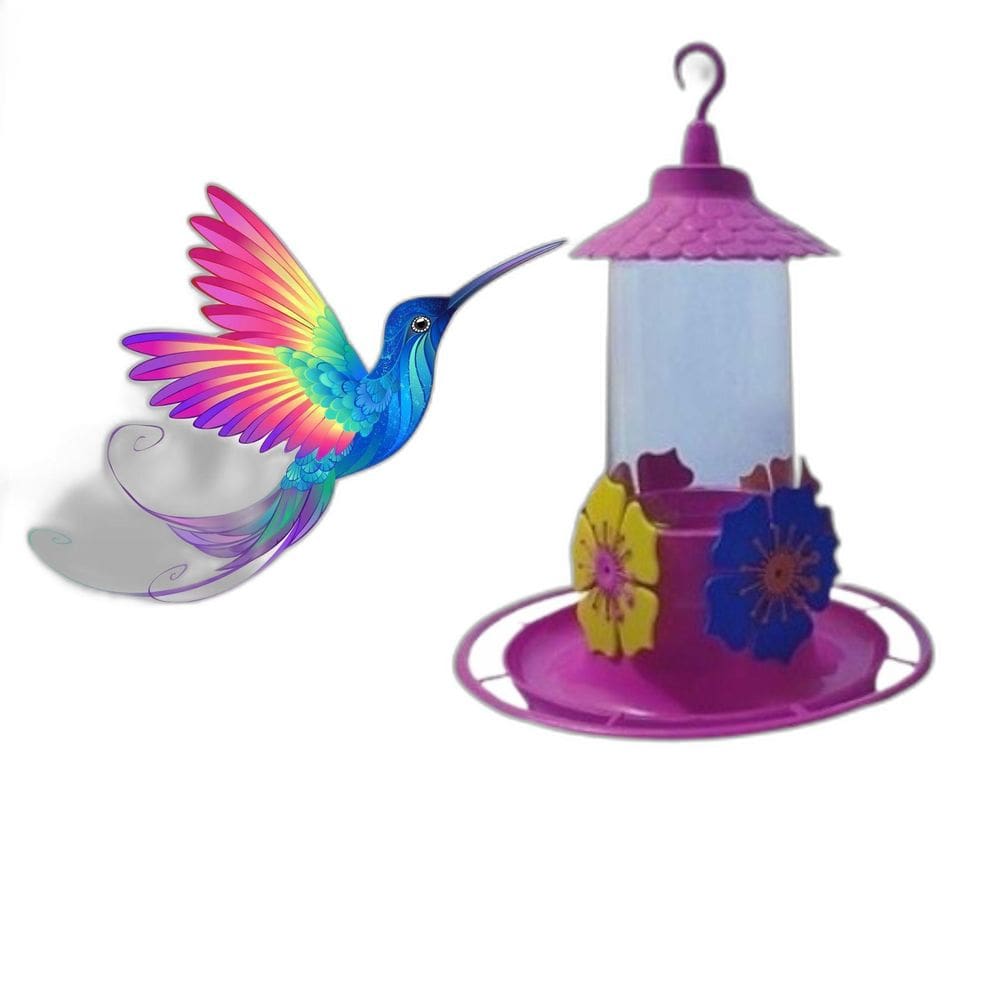 10 Bebedouro Para Beija-Flor Coloridos Chamativo
