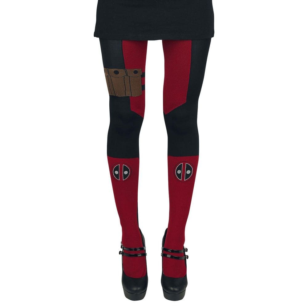 Costume Sheer Tights Marvel Comics Deadpool Suit Up Bioworld