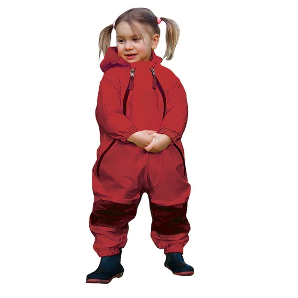 Macacão Tuffo Muddy Buddy Red para crianças 36 meses 3T