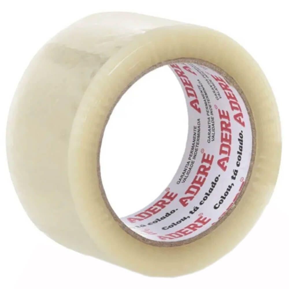 Fita Para Empacotamento Transparente 45mm X 40 Metros - 710 - Adere Fita Empacotamento 710 45x40 - 11053230162 - Adere
