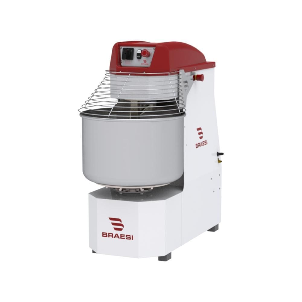 Amassadeira Espiral 60kg Industrial 2 Velocidades Trifásico 380t Aes-60/1 g3 - Braesi B18447