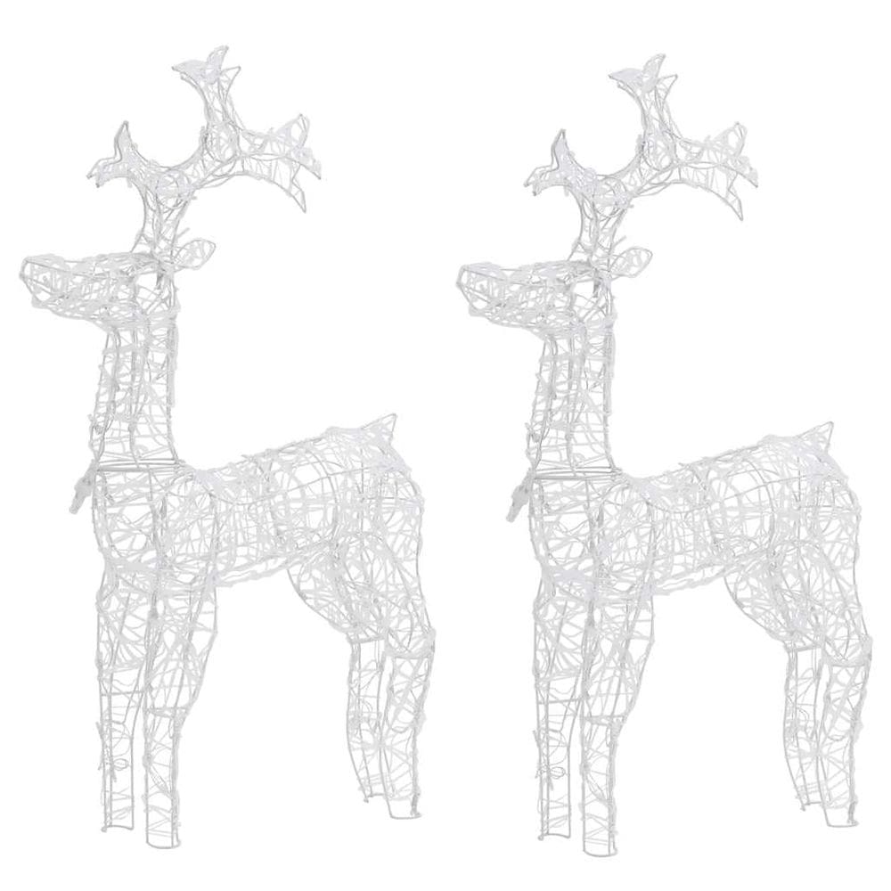 Decorações de Natal vidaXL Pre-lit Reindeer 90 luzes LED