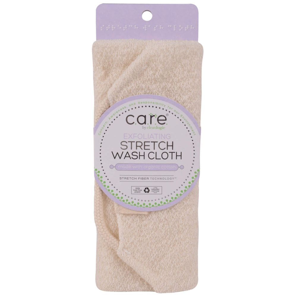 Toalha elástica esfoliante para banho e chuveiro CleanLogic