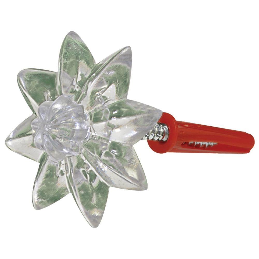 Suporte de espelho Hillman Clear Mirror Rosettes 4 conjuntos