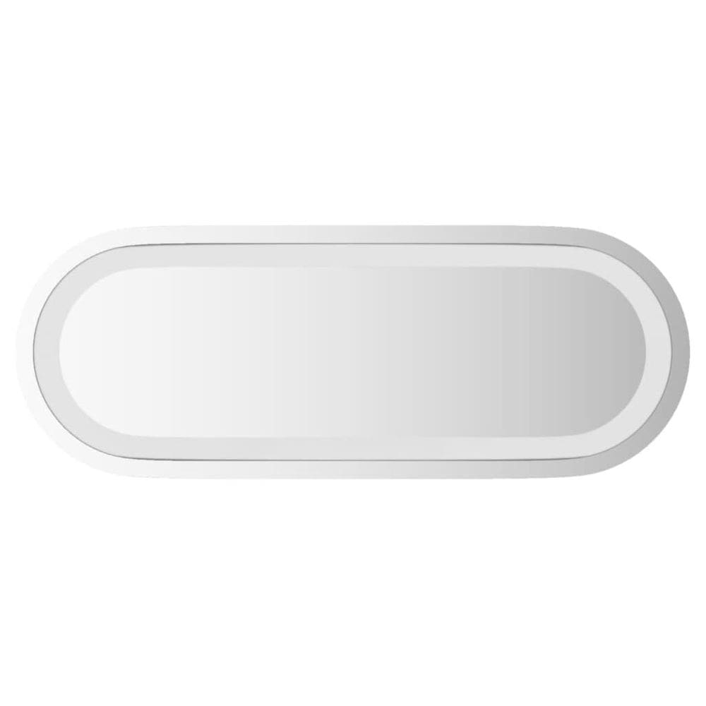 Espelho de banheiro LED vidaXL Oval 40x15cm com luzes LED