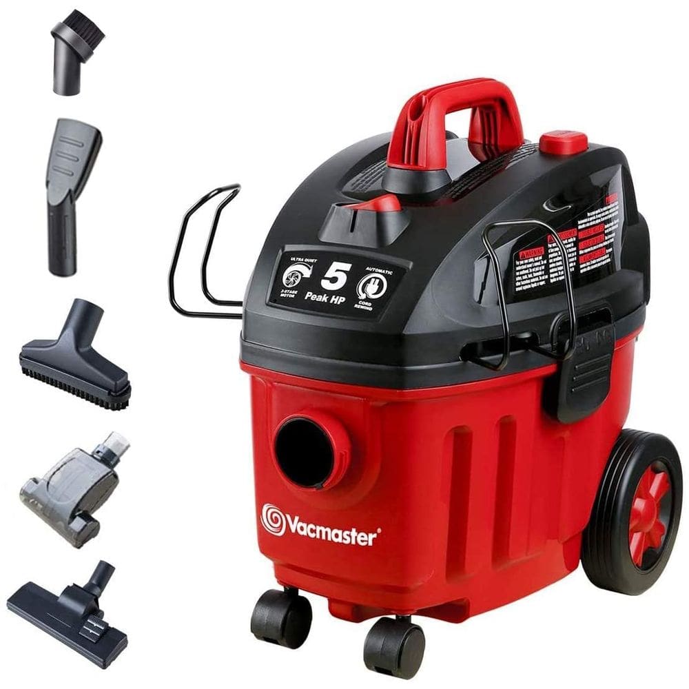 Aspirador de pó úmido/seco Vacmaster VF408 15.14L 5HP 2-Stage