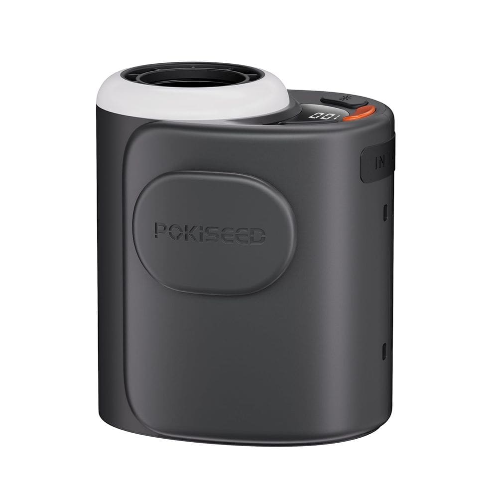 Ventilador de cintura portátil POKISEED recarregável 10000mAh de 5 velocidades