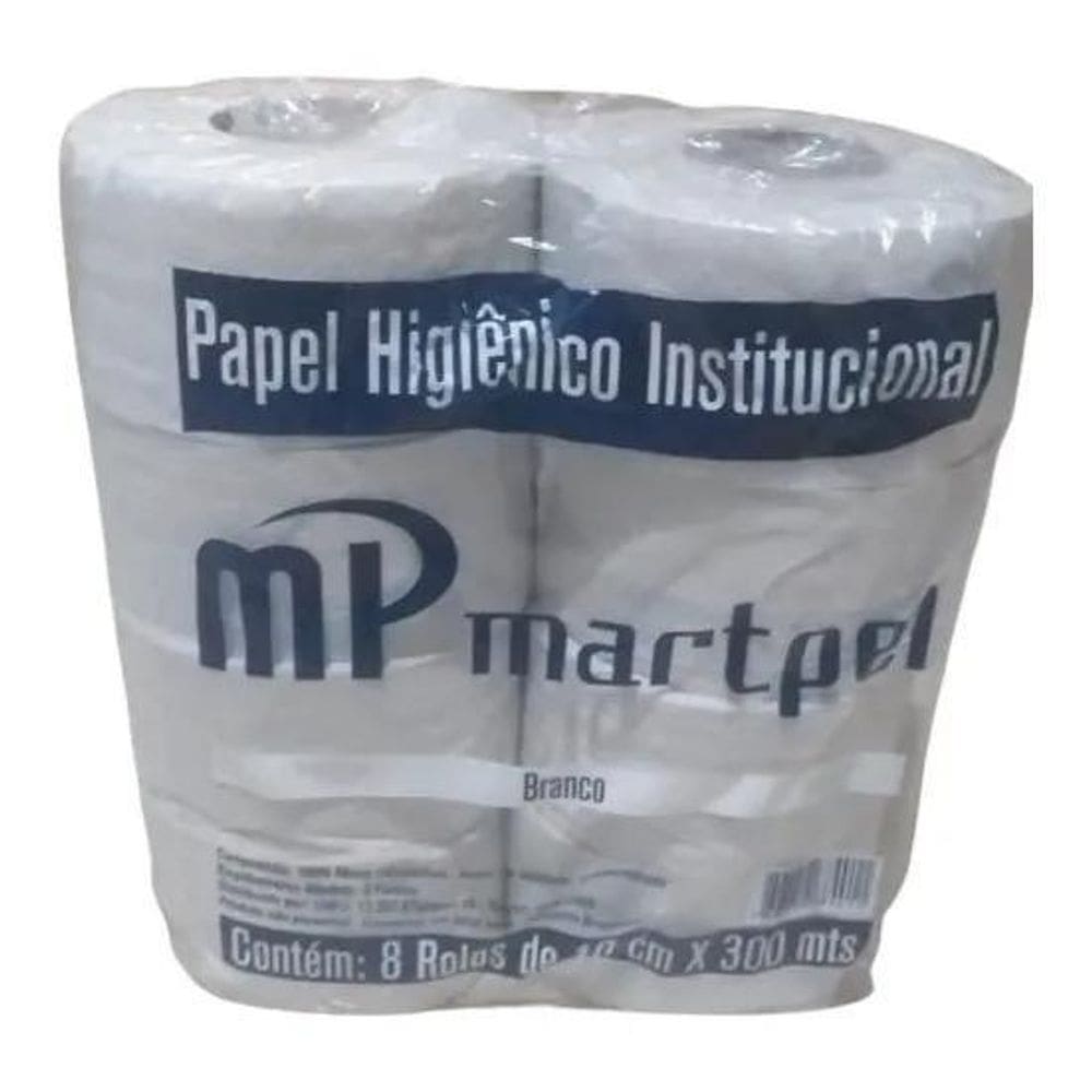 10X Papel Higiênico Rolão Institucion Industrial Grande 300