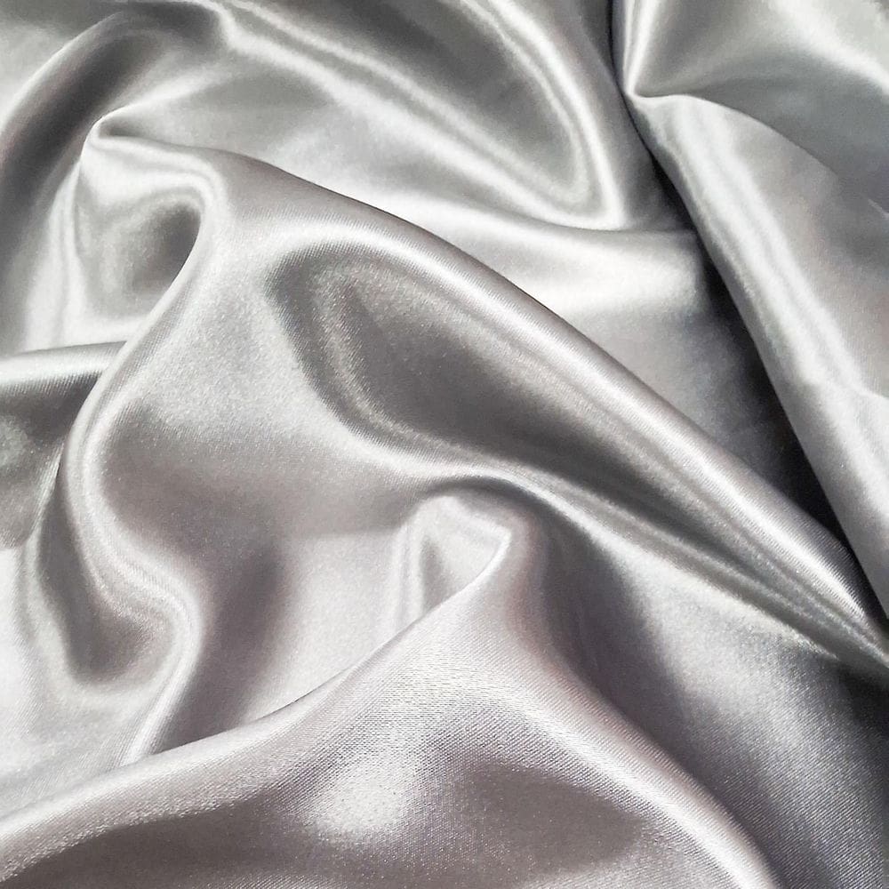 Tecido Cetim De Seda Charmeuse - Cores Lisas - Rolo 3 Metros