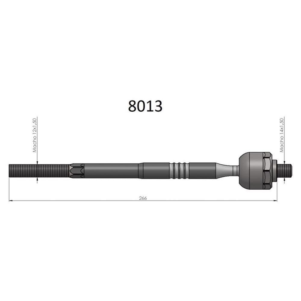 Barra Axial Tipo 1993 A 1997 Tempra Sw