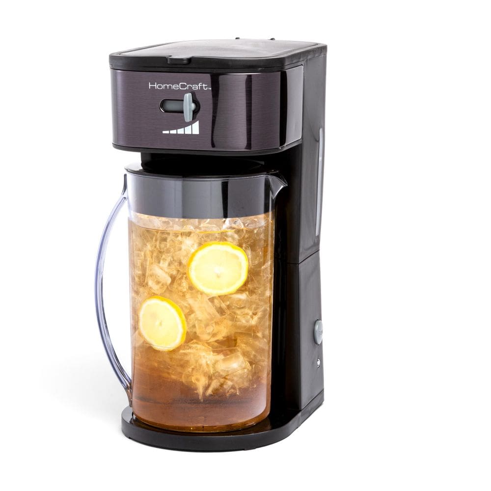 Máquina de café e chá gelados Homecraft 3L com cesto de filtro preto