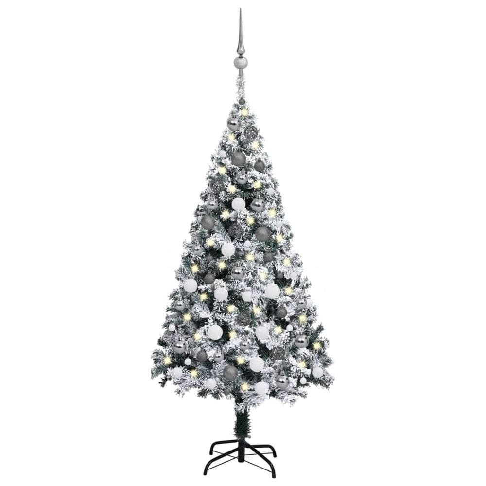 Árvore de Natal vidaXL Artificial Pré-iluminada Verde 1,2 m com LED