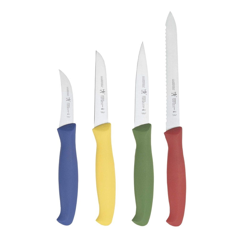 Conjunto de facas de cozinha HENCKELS, 4 peças, emparelhamento multicolorido