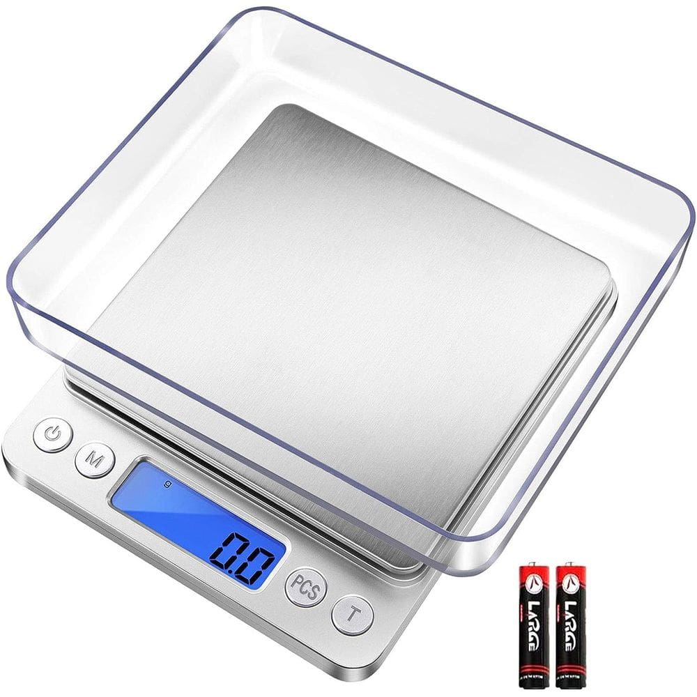 Balança de cozinha digital Fuzion 3000g/0,1g com 2 bandejas LCD