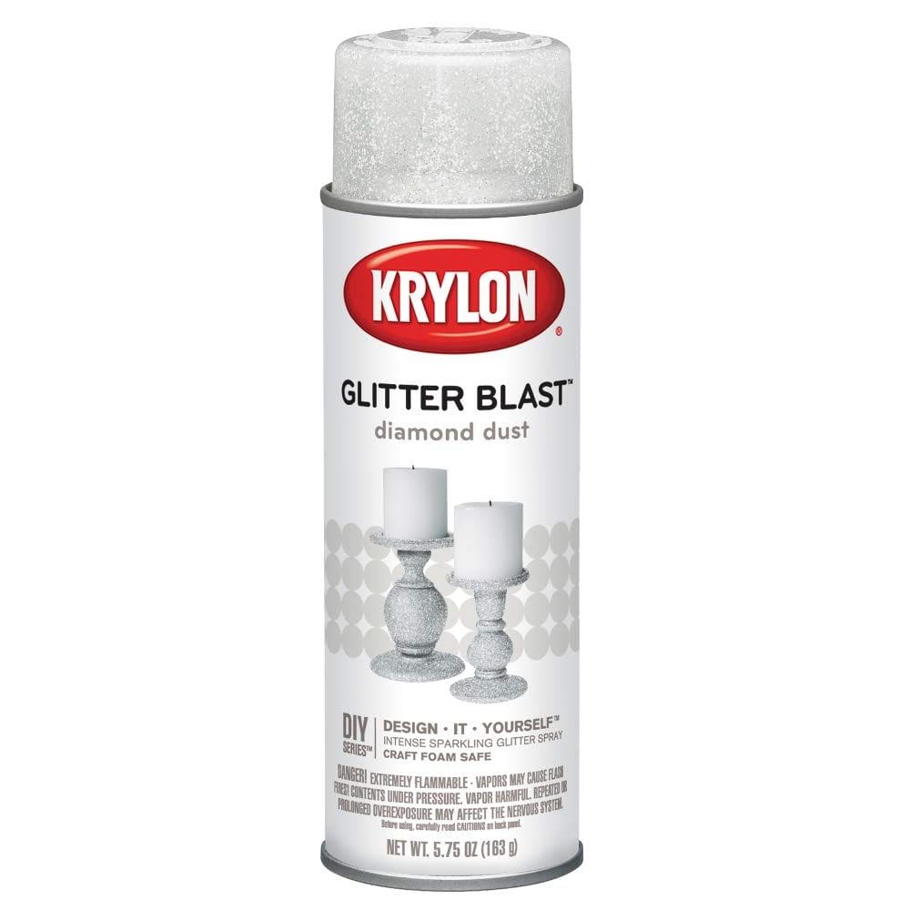 Tinta spray com glitter Krylon Glitter Blast Diamond Dust 170 ml