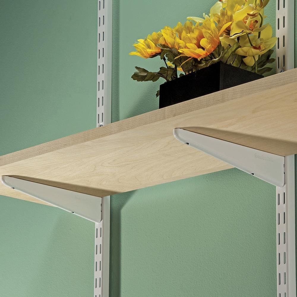 Suporte de prateleira Organized Living FreedomRail 27 cm branco