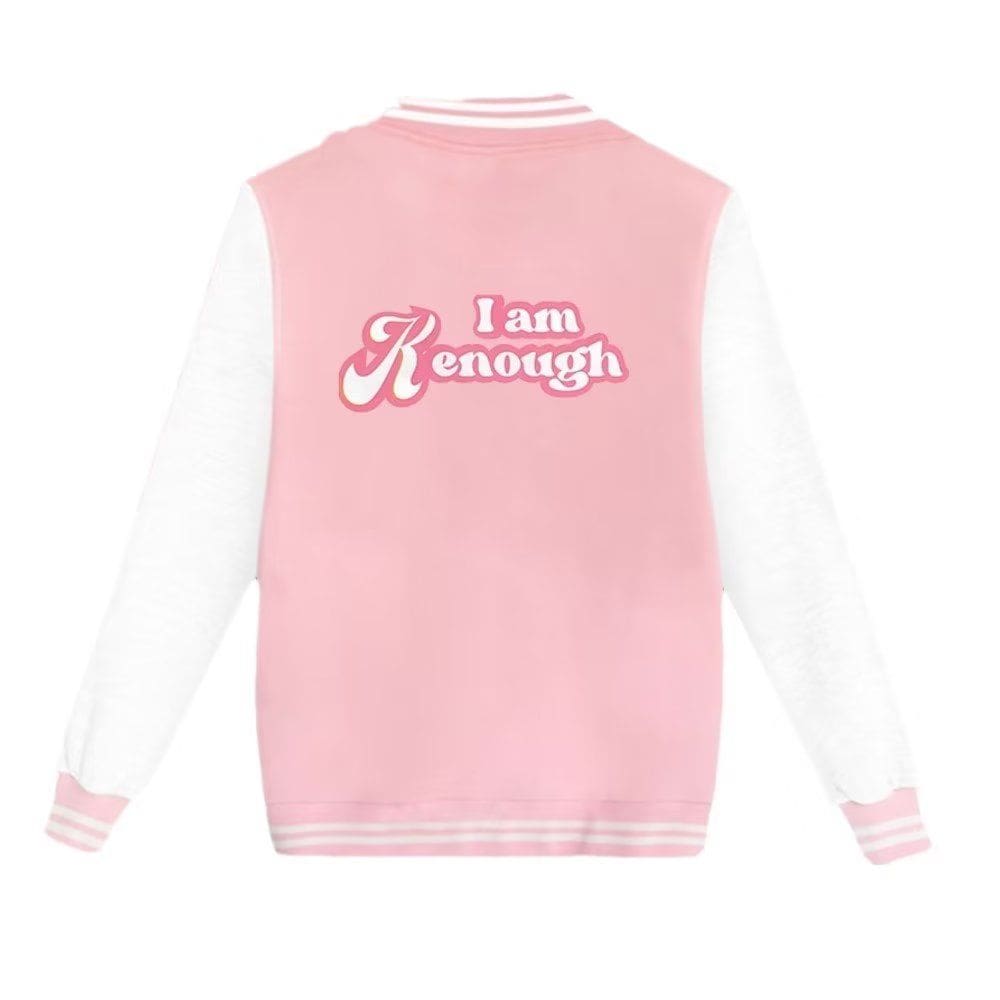Jaqueta, uniforme de beisebol, Barbie, eu sou o suficiente