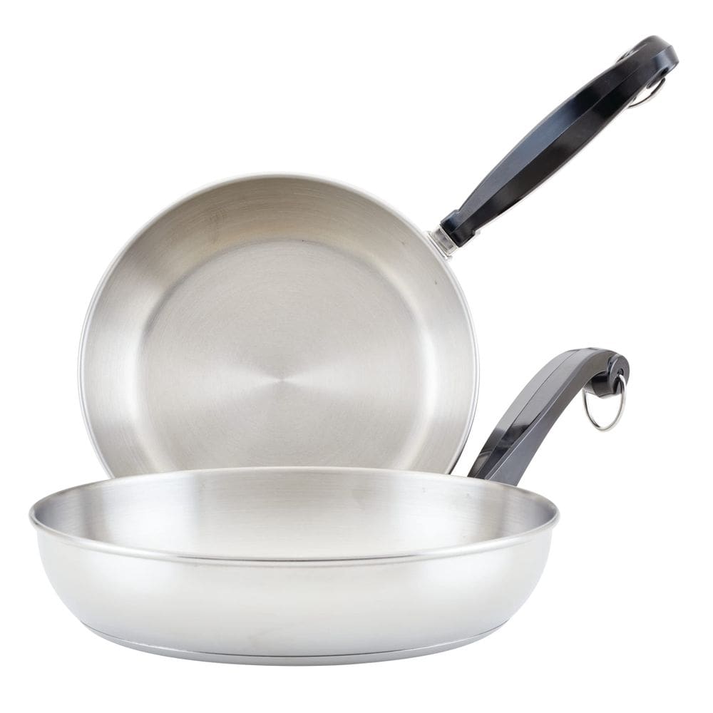 Conjunto de frigideiras Farberware Classic em aço inoxidável 21cm e 25cm