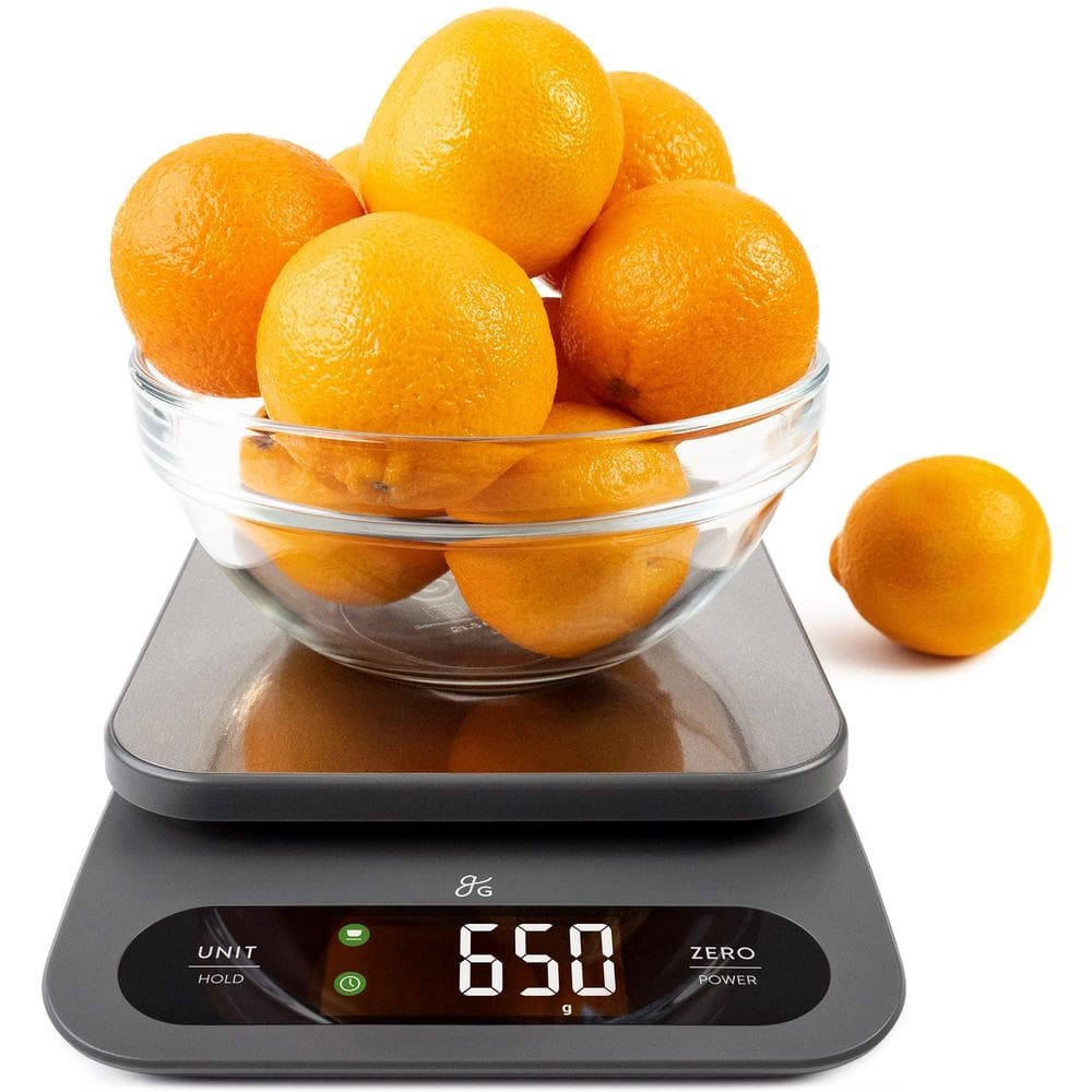 Balança de cozinha Greater Goods de alta capacidade 10 kg/22 lb de aço inoxidável