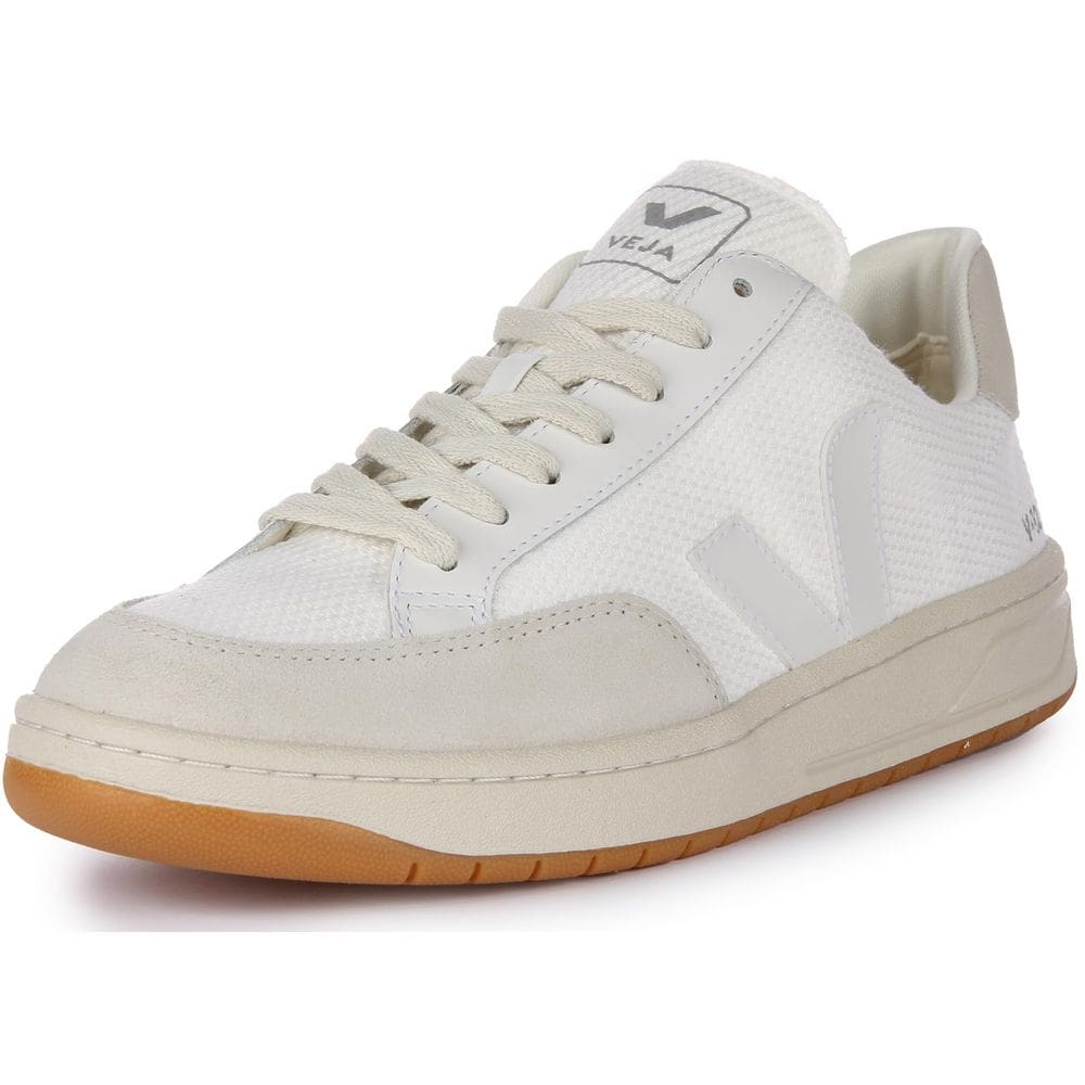 Tênis VEJA V-12 para homens branco/cor natural tamanho 10