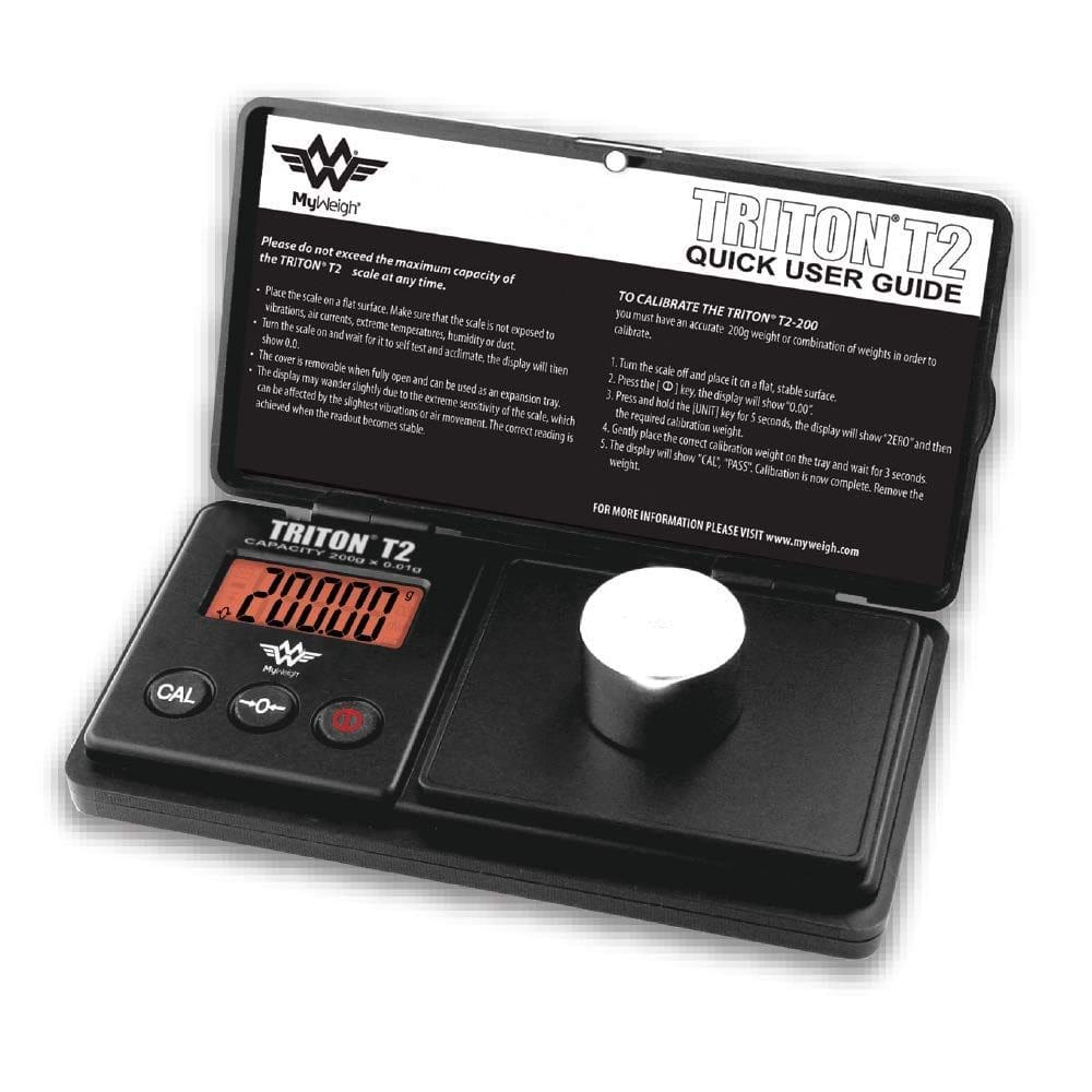 Balança de bolso My Weigh Triton T2 550 g x 0,1 g com capa dura