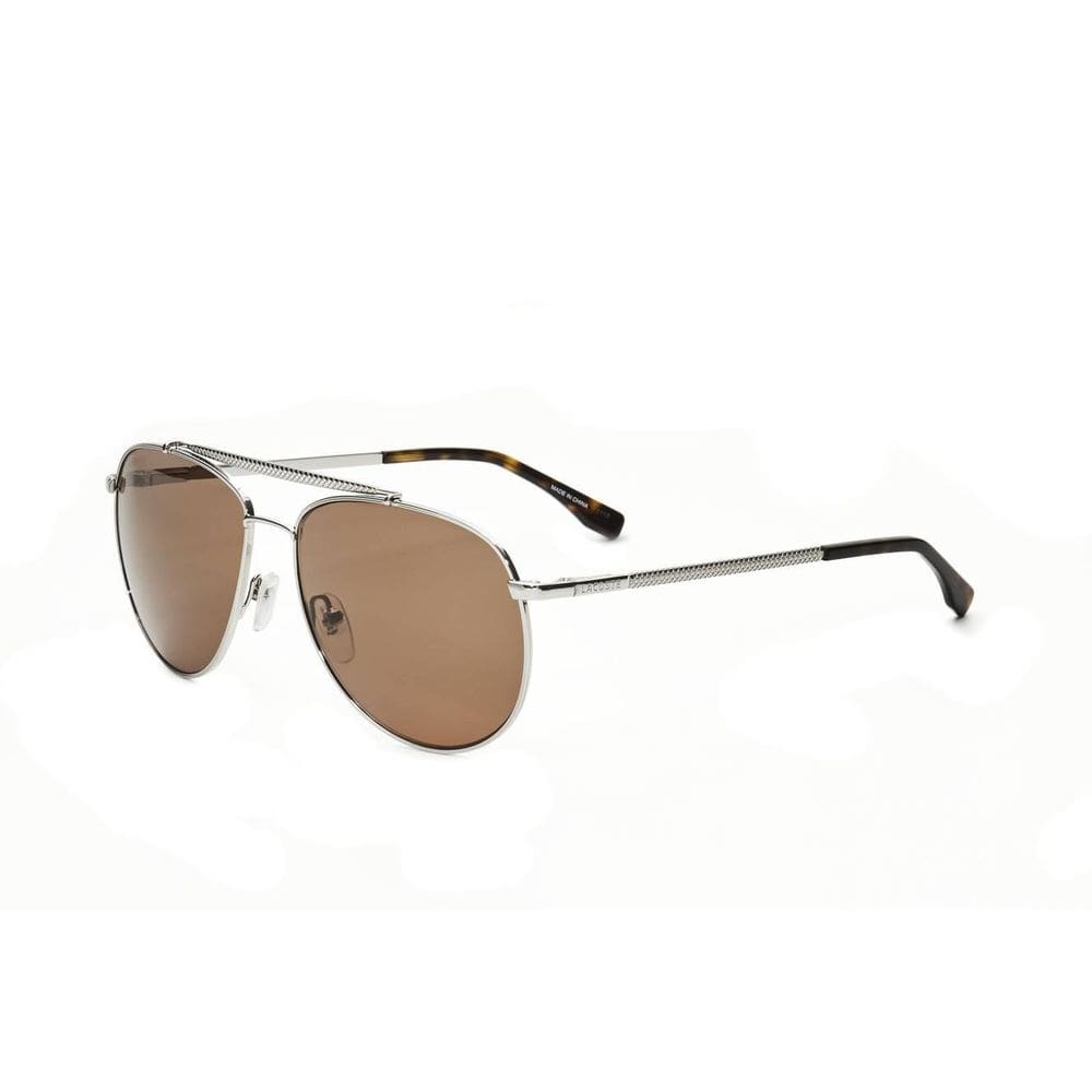 Óculos de sol Lacoste L177S 33 Gunmetal Square Brown Unissex