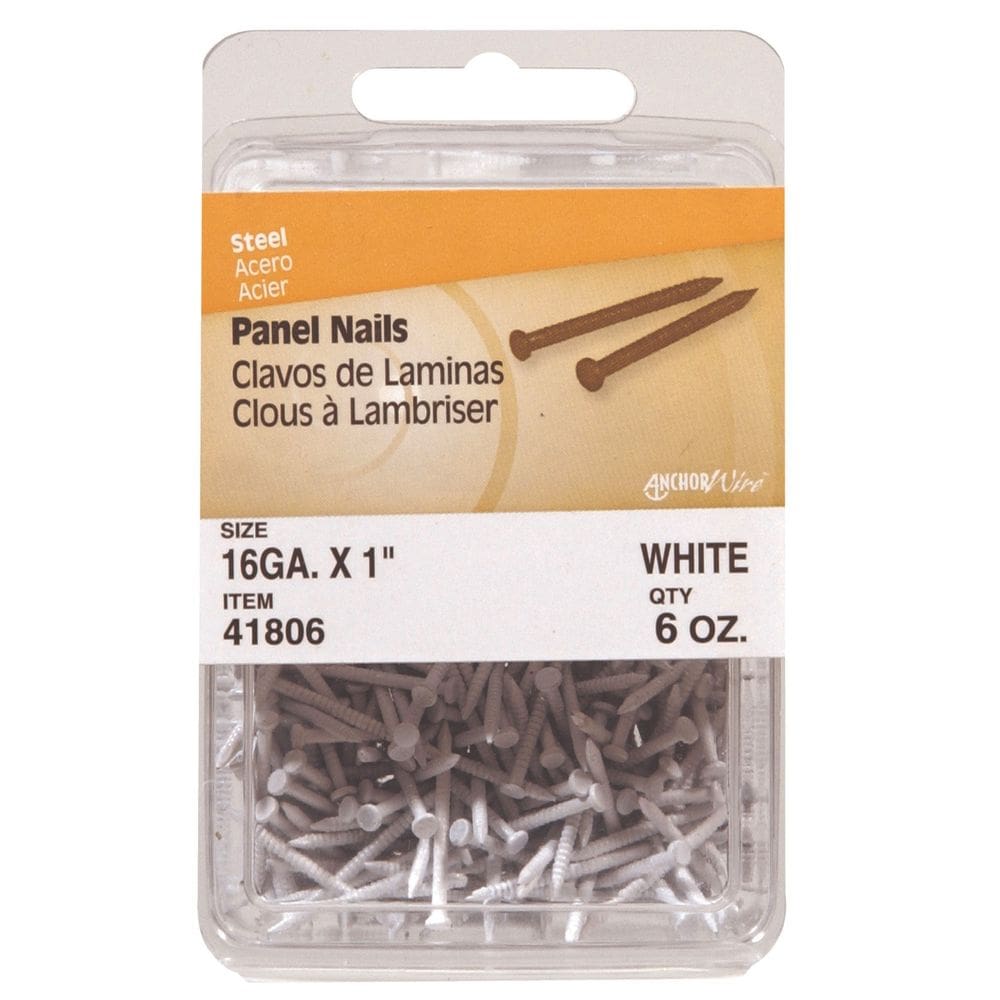 Panel Nails Hillman Rsc 1” White para pendurar painéis