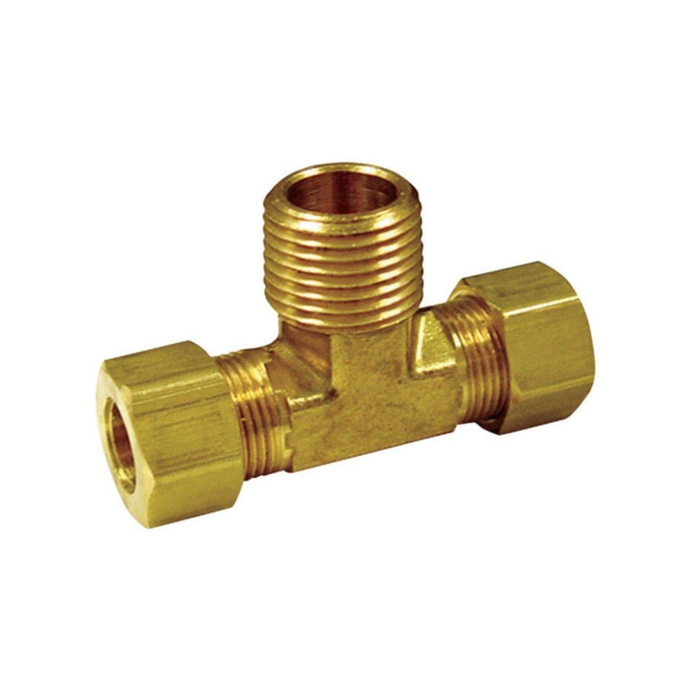 Camiseta de compressão de latão JMF 4503942, 400 psi, pacote com 5