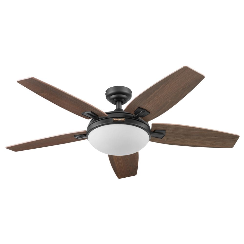 Ventilador de teto Honeywell Carmel de 48 polegadas com luz e controle remoto