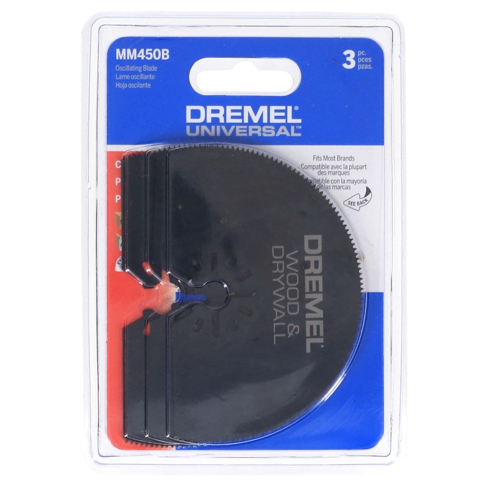 Lâminas de serra Dremel MM450B de 3,5 polegadas para madeira e drywall, pacote com 3