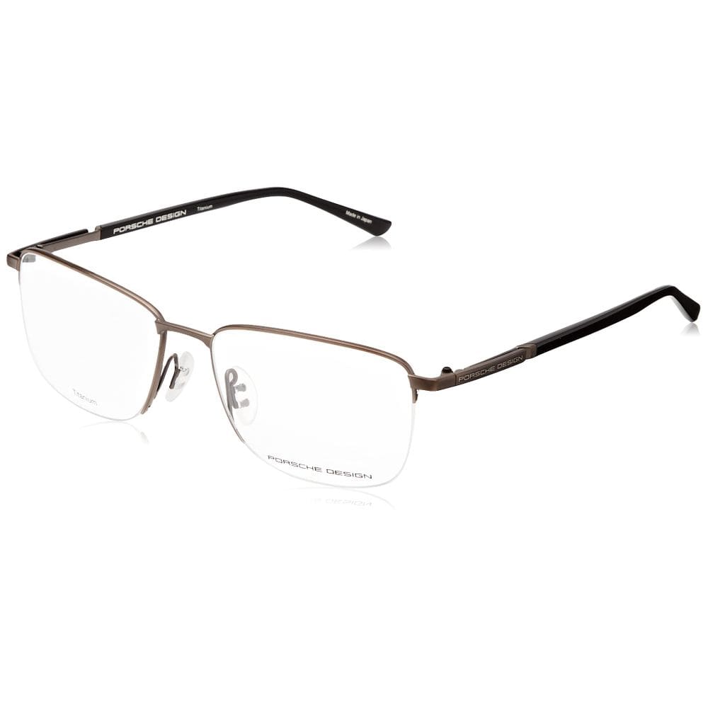 Armação de óculos Porsche Design P8730 C para homens 56 mm marrom/preta