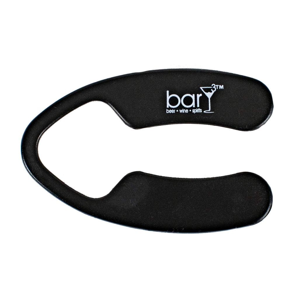 Cortador de alumínio BAR BEER WINE SPIRITS 3 BARY3 Black