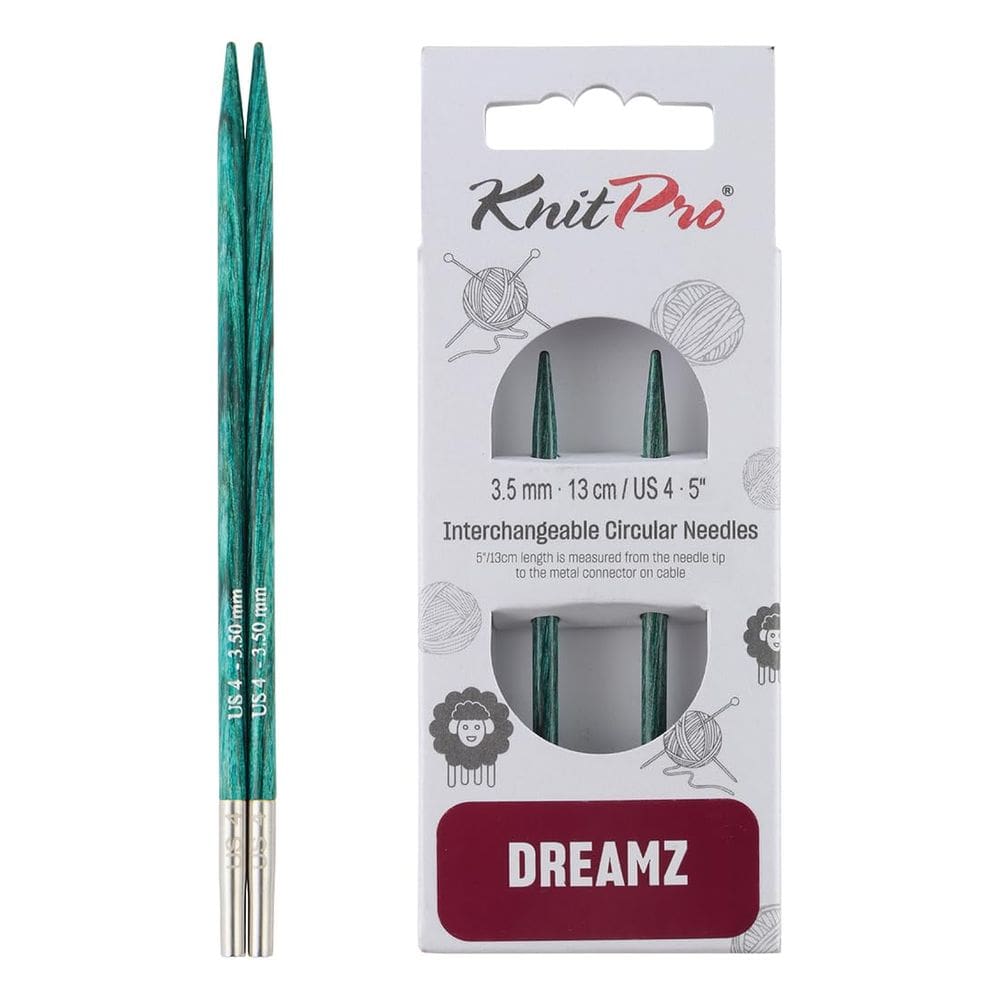 Agulhas intercambiáveis KnitPro Dreamz 5 (13 cm) US 4 (3,5 mm)