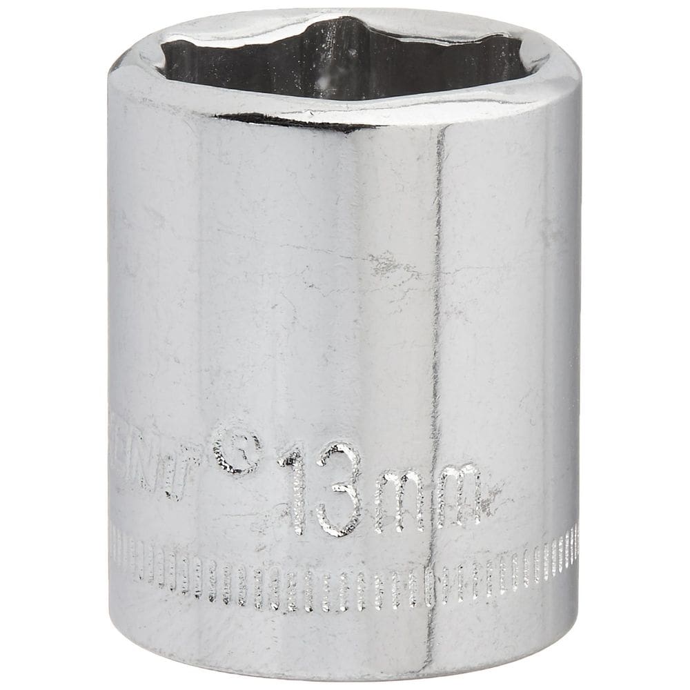 Soquete 1/4” Drive Crescent 13 mm, métrico de 6 pontos
