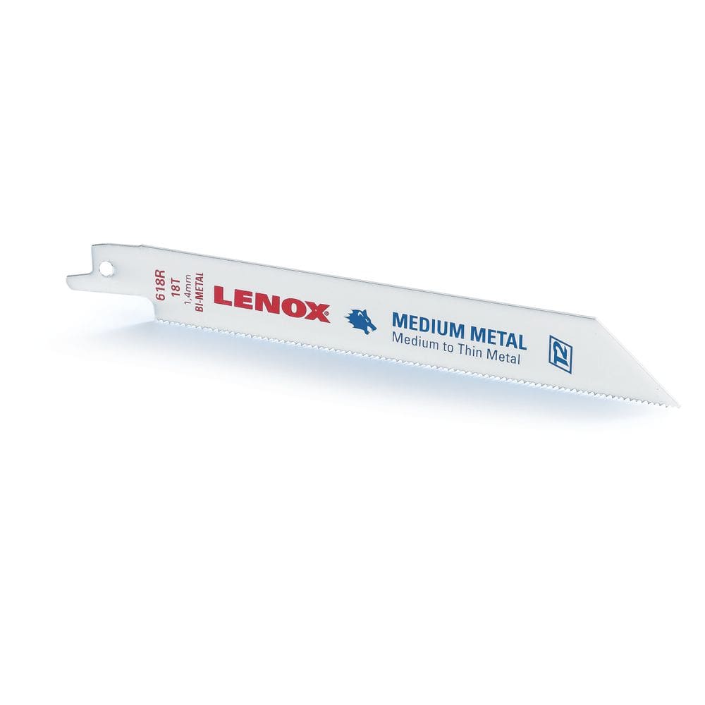 Lâmina de serra Lenox 6” bimetálica recíproca de 18 TPI
