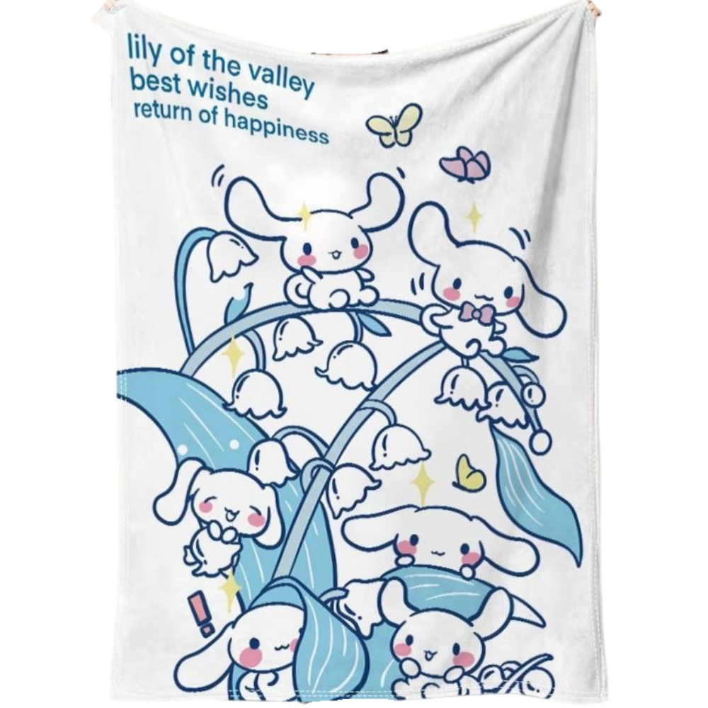 Cobertor SANMU Flannel Cinnamoroll Smile Soft 300g