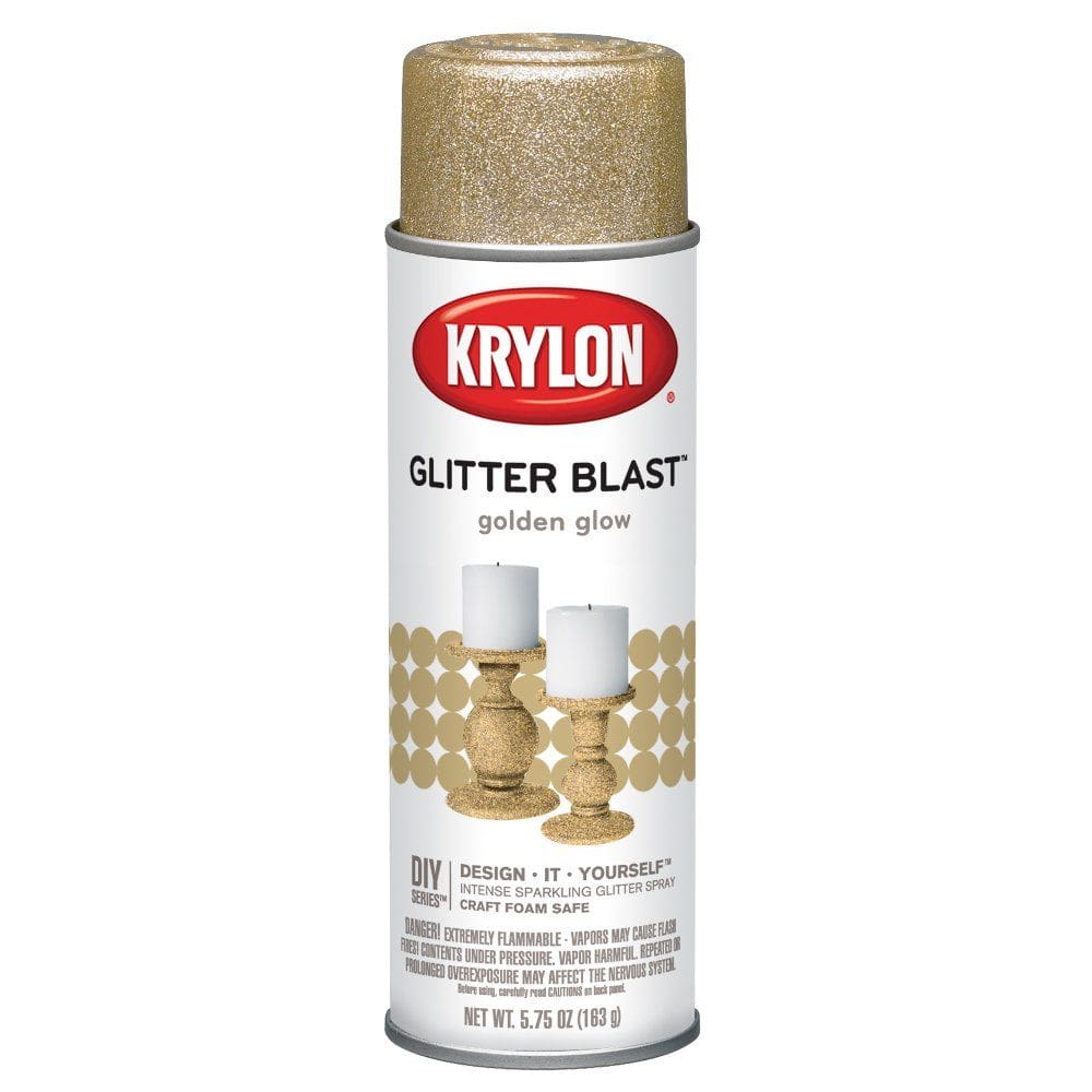 Tinta spray com glitter Krylon K03801A00 Golden Glow 170 ml
