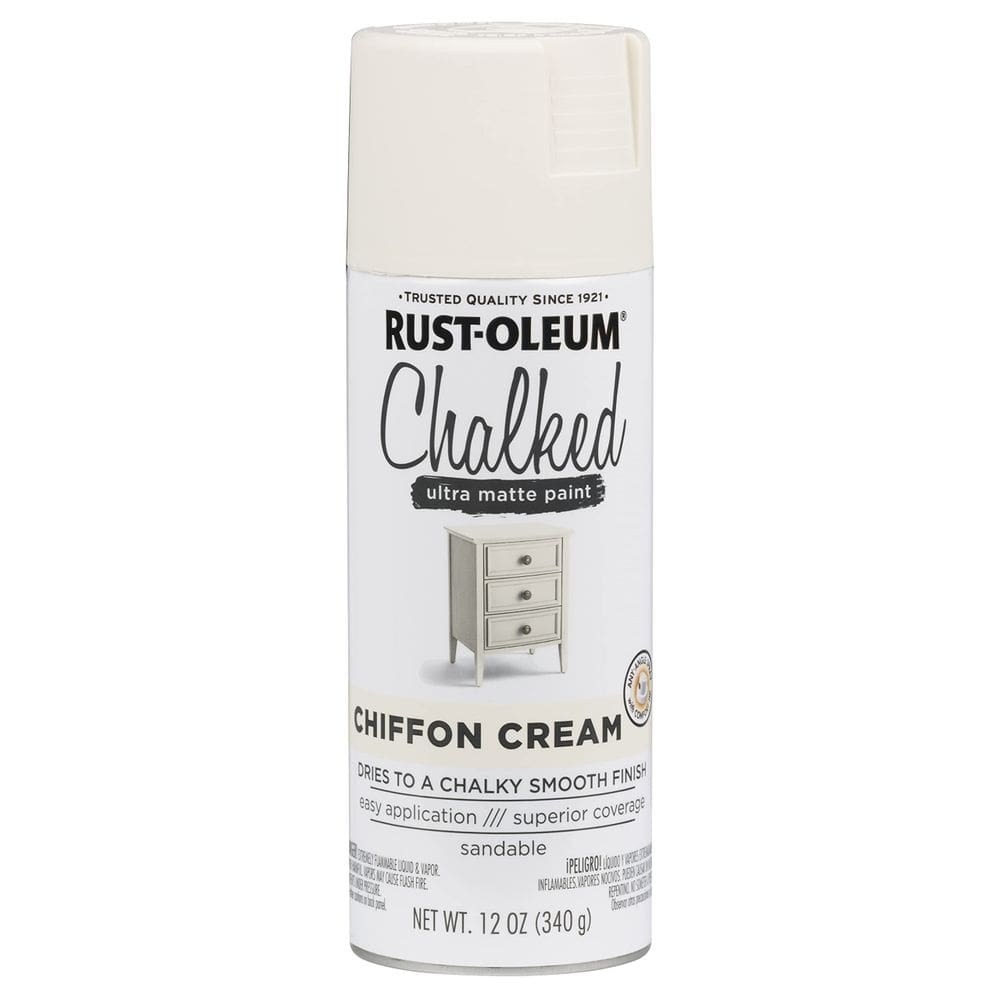 Tinta spray Rust-Oleum Chiffon Creme Gizked Ultra Matte 350 ml