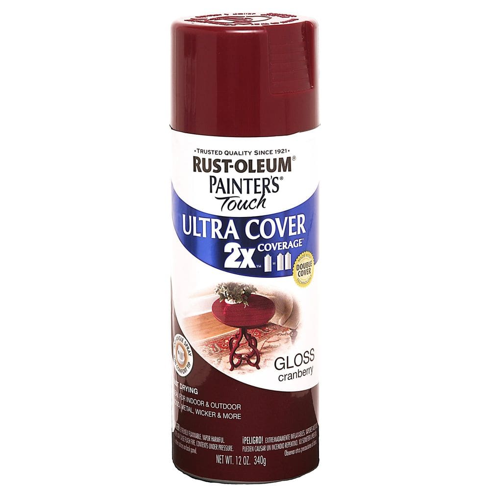 Tinta em spray Painter`s Touch Ultra Cover Gloss Cranberry 340ml x6