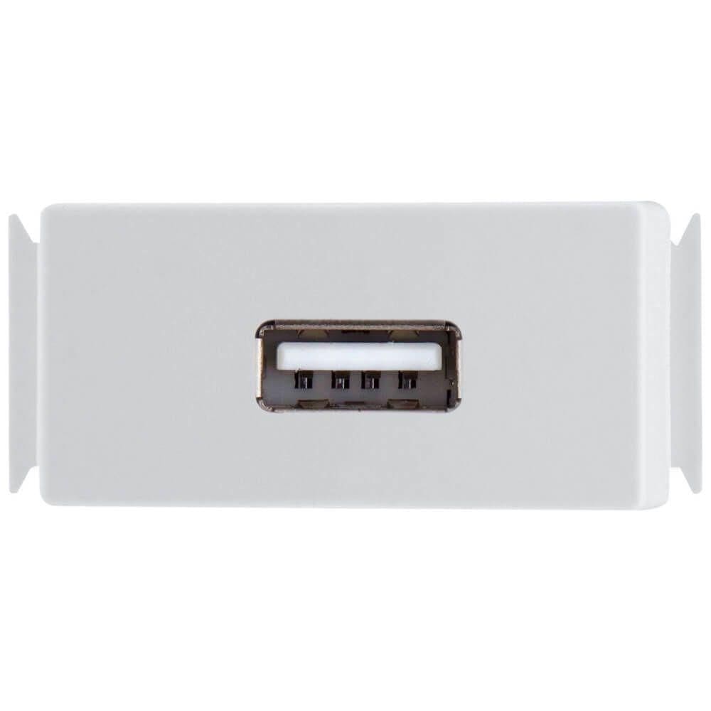 Módulo Para Tomada Usb 1,5 Ampères Bivolt Aria Branco - 57217041 - Tramontina