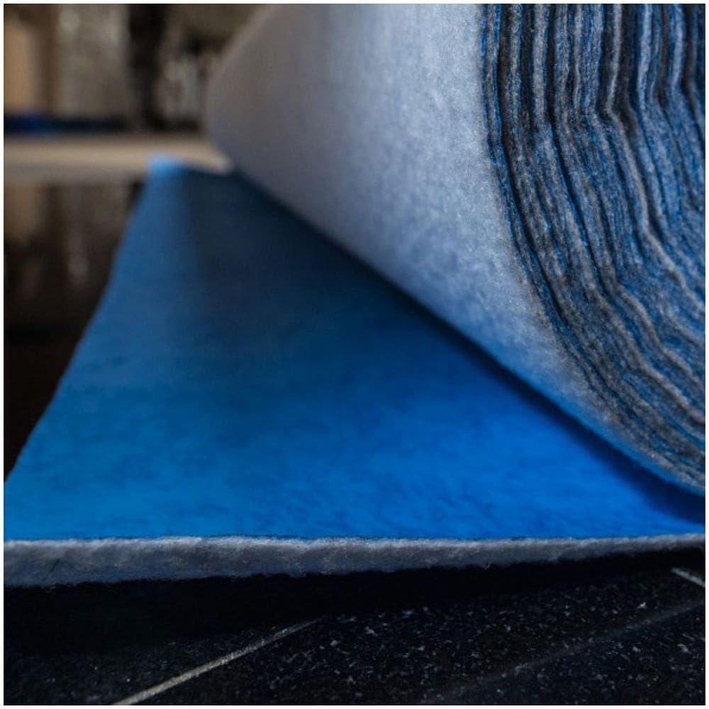 Escudos de superfície de proteção de piso: rolo azul de 16,5 m