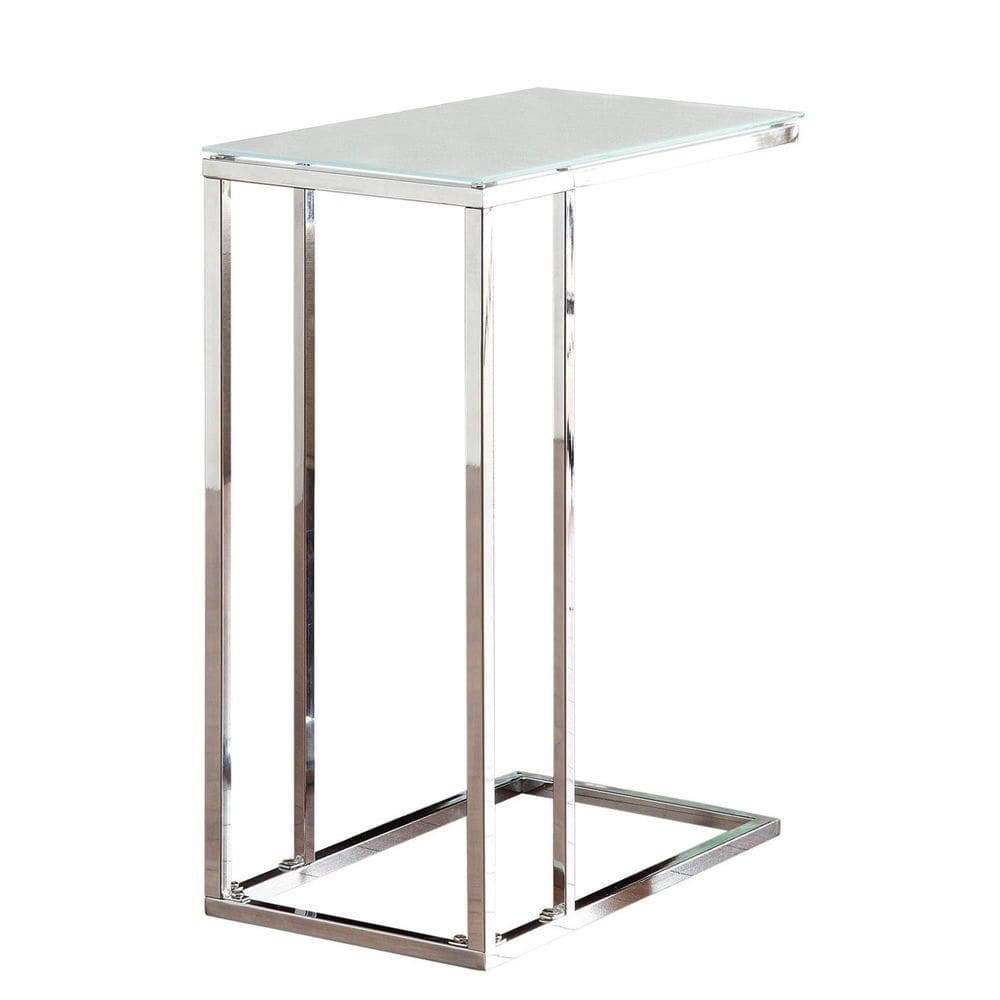 Mesa Accent Mesa de lanches Benzara Silver