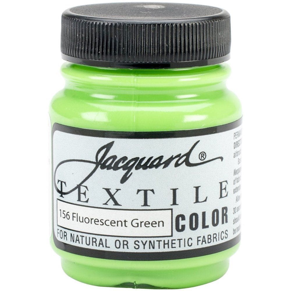Tinta para tecido Jacquard Cor têxtil verde fluorescente 66mL