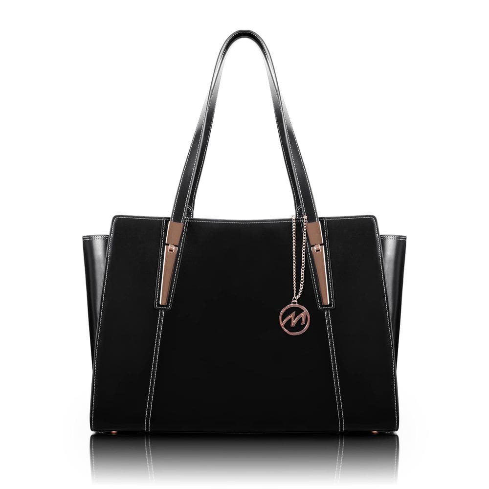 Bolsa McKlein CRISTINA, bolsa de couro para laptop para mulheres