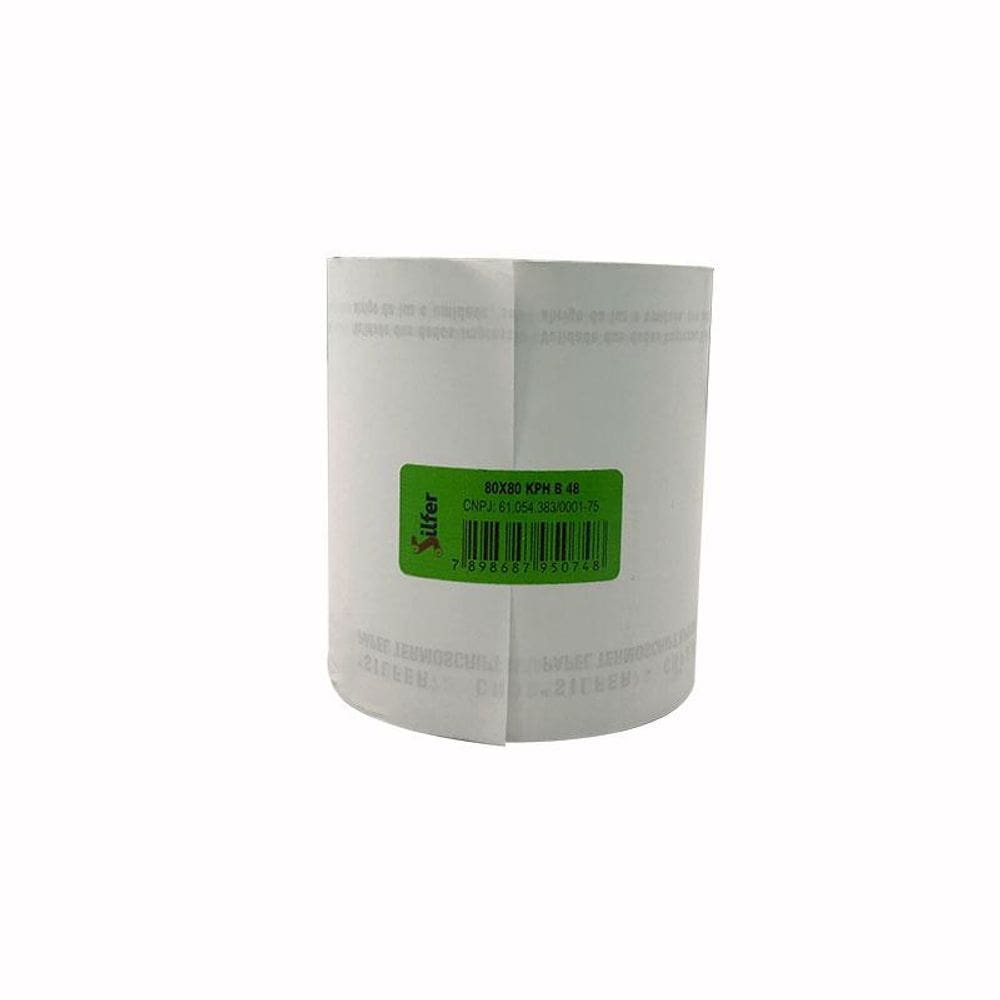 Bobina térmica p/ relógio de ponto 80x80 Silfer