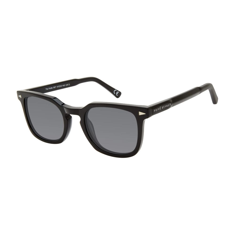 Óculos de sol PRIVÉ REVAUX The Yorke Caviar Black Polarized