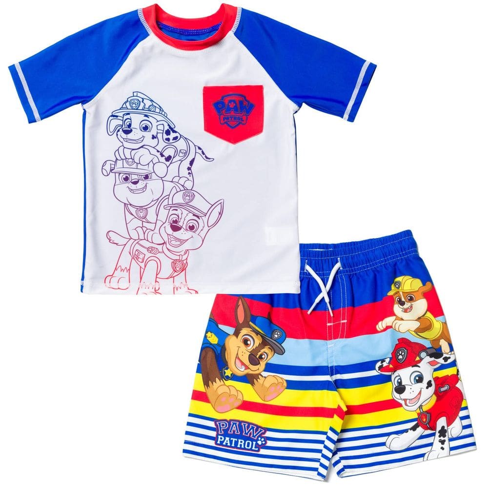 Conjunto de roupas Paw Patrol Chase Marshall Rubble Boys 4T